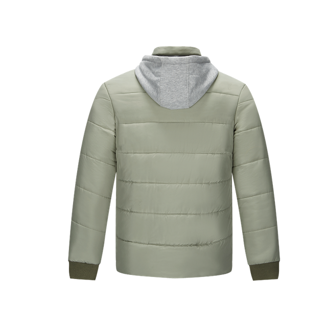 men winter jacket water resistant hooded down padding coat lightweight puffer jacket