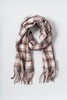 Autumn And Winter Warm Imitation Cashmere Plaid Scarf with Tassel 103-2
