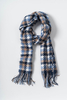 Autumn And Winter Warm Imitation Cashmere Plaid Scarf with Tassel 103-7