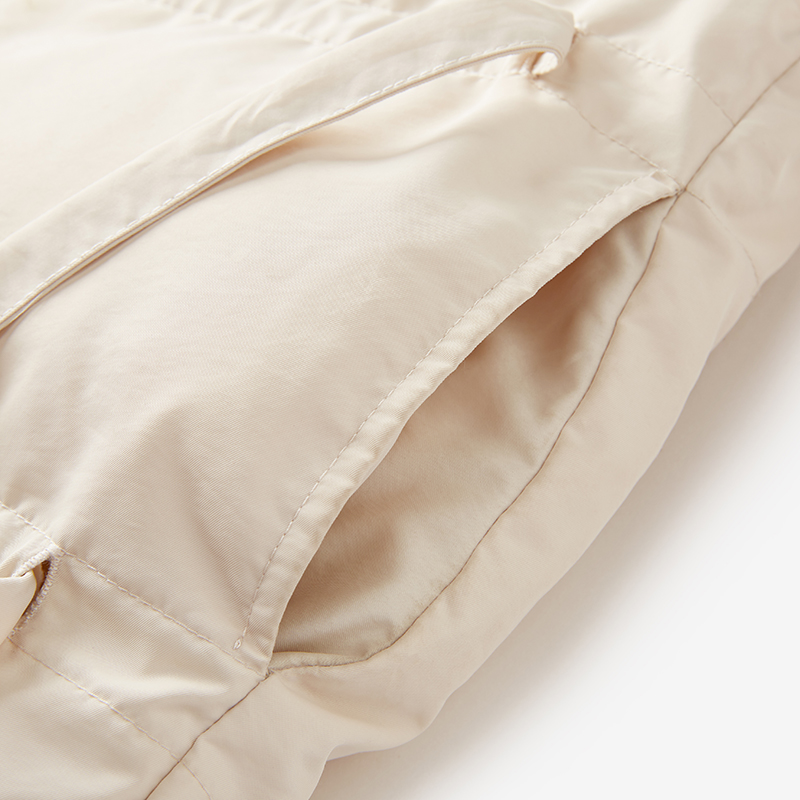 women elegant sleeveless jacket wholesale puffer vest with drawstring quilted waistcoat jacket