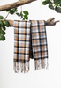 Autumn And Winter Warm Imitation Cashmere Plaid Scarf with Tassel 103-5